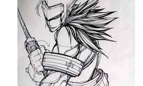 英雄联盟素描画 英雄联盟素描画瑞文