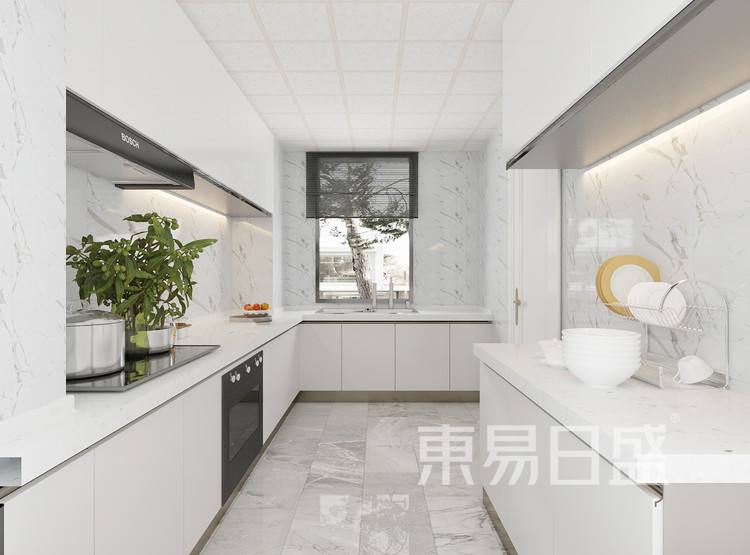 现代厨房装修风格效果图 现代风格整体厨房装修效果图