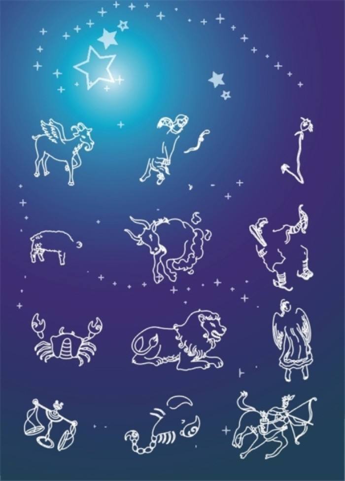 星座排列顺序及图(十二星座顺序排列图)