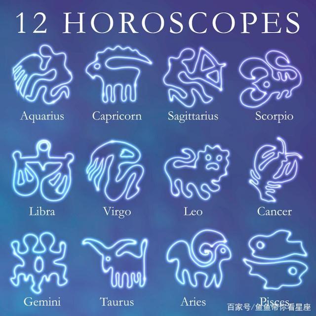 星座排列顺序及图(十二星座顺序排列图)