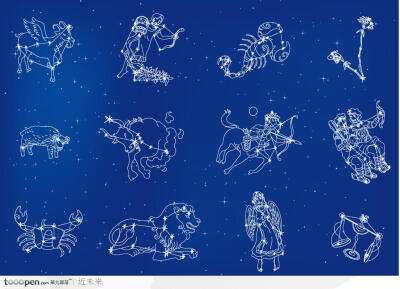 十二星座符号表情(十二星座的代表符号图片)