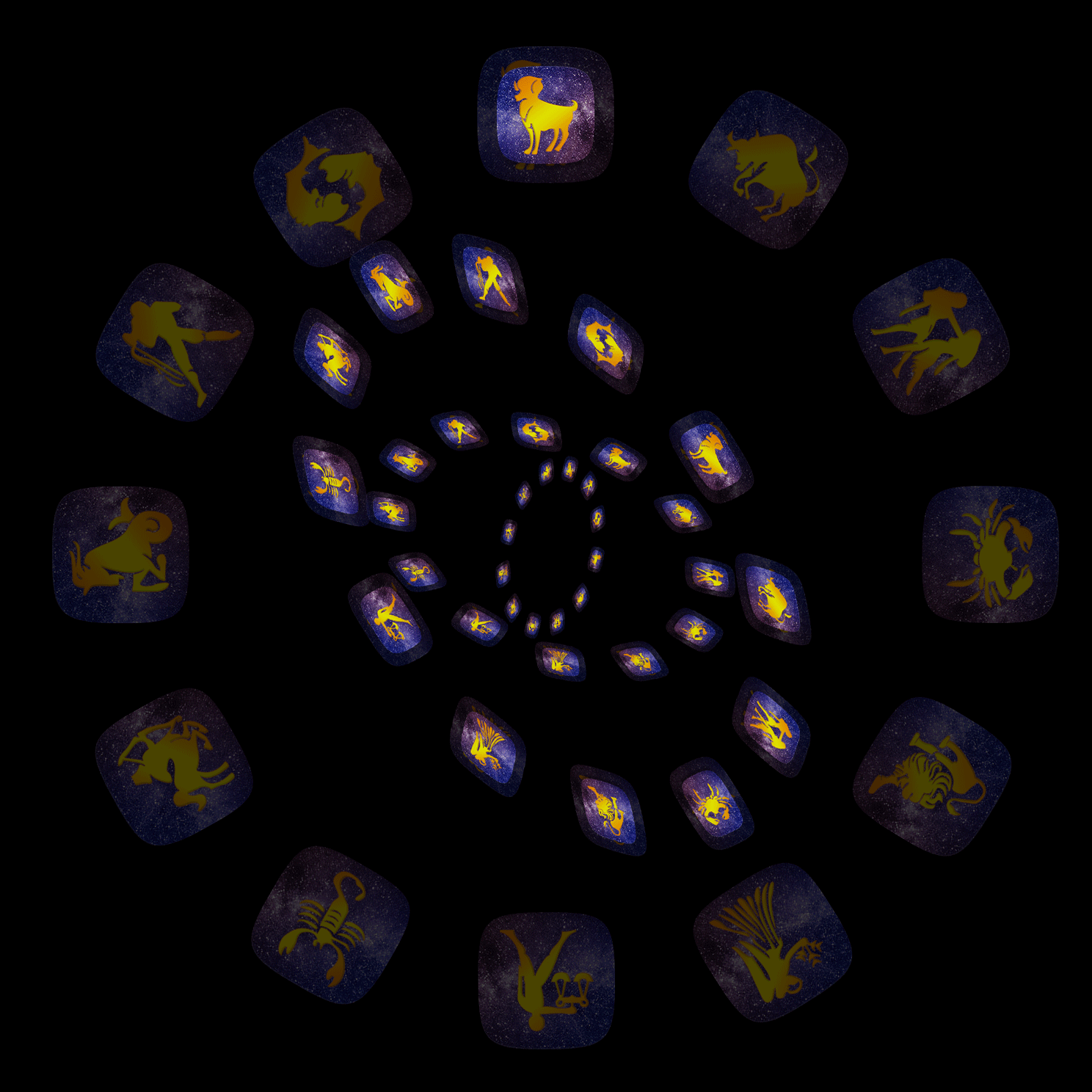 魔幻十二星座动态壁纸(十二星座的主题壁纸)
