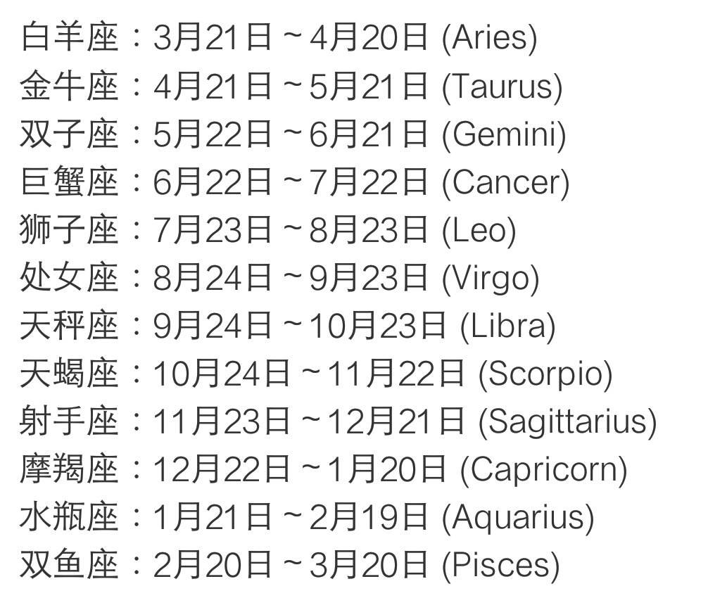 十月4号是什么星座(10月4号是什么星座)