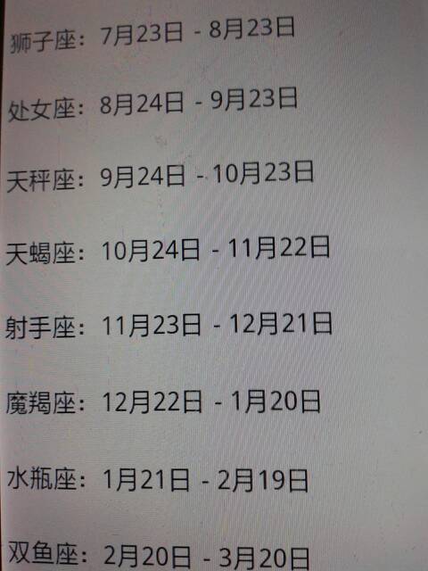 2003年属什么星座(2003年是什么星座)